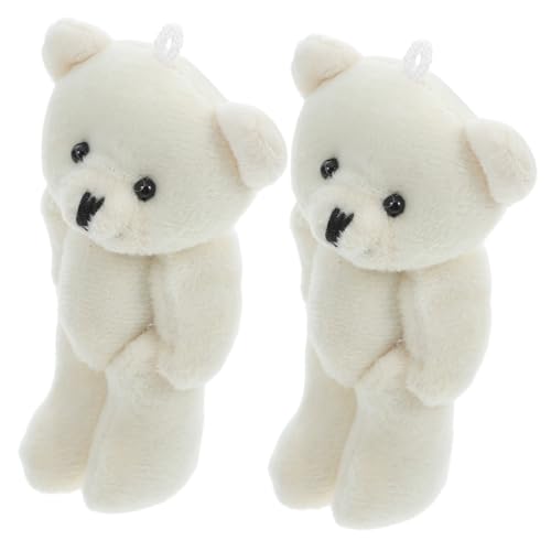 Mikikit 2 Stück Puppe Bär Puppe Minibär Kleiner ausgestopfter Bär Mini-Plüschbär Partygeschenke tragen Massenspielzeug Valentinstagbären Goody Bag Stuffers Mini-Puppen PP Baumwolle Beige Mikikit 2 Stück Puppe Bär Puppe Minibär Kleiner ausgestopfter Bär Mini-Plüschbär Partygeschenke tragen Massenspielzeug Valentinstagbären Goody Bag Stuffers Mini-Puppen PP Baumwolle Beige von Mikikit