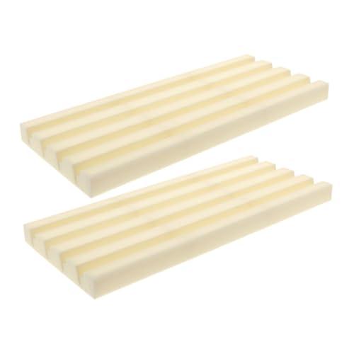 Mikikit 2 Stück Spielkarten Halterung Domino-Halterständer Kartenhalter Stehen Desktop-Kartenregal Spielkarten-Präsentationsständer Halter für Dominospiele Plastik Beige Mikikit 2 Stück Spielkarten Halterung Domino-Halterständer Kartenhalter Stehen Desktop-Kartenregal Spielkarten-Präsentationsständer Halter für Dominospiele Plastik Beige von Mikikit