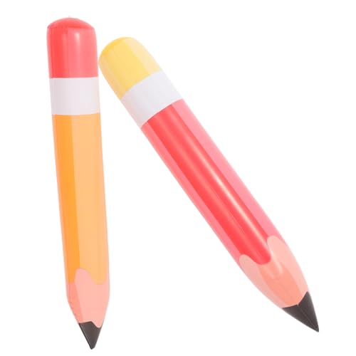 Mikikit 2 Stück aufblasbares Bleistiftspielzeug rosa Bleistiftdekoration Bleistift- Aufblasbarer Schulbedarf Großer aufblasbarer Bleistift Zurück in die Schuldekorationen PVC Mikikit 2 Stück aufblasbares Bleistiftspielzeug rosa Bleistiftdekoration Bleistift- Aufblasbarer Schulbedarf Großer aufblasbarer Bleistift Zurück in die Schuldekorationen PVC von Mikikit