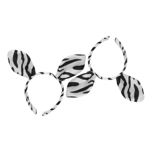 Mikikit 2 Stücke Stirnband mit Zebraohren Halloween-Cosplay-Kostüm-Kopfbedeckungen Ohr-Stirnband-Kostüm Kostüm Stirnbänder Halloween-Cosplay-Kopfbedeckung Plüsch Weiß Mikikit 2 Stücke Stirnband mit Zebraohren Halloween-Cosplay-Kostüm-Kopfbedeckungen Ohr-Stirnband-Kostüm Kostüm Stirnbänder Halloween-Cosplay-Kopfbedeckung Plüsch Weiß von Mikikit