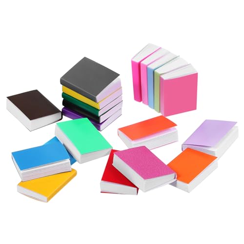 Mikikit 20 Stück Mini -farbige Bücher Miniaturen Mini-Puppenhausbücher winzig Dekoration Miniaturbücher für Puppenstuben puppenhaus Buch beschichtetes Papier Mikikit 20 Stück Mini -farbige Bücher Miniaturen Mini-Puppenhausbücher winzig Dekoration Miniaturbücher für Puppenstuben puppenhaus Buch beschichtetes Papier von Mikikit