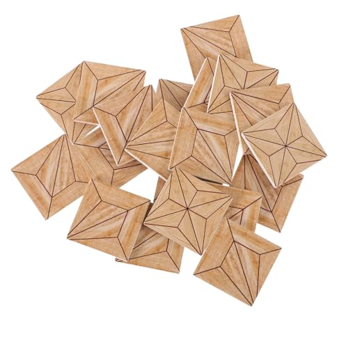 Mikikit 20 Stück Retro Holzfliesen für Mini Küchen Wohnzimmer und Schlafzimmer Dekoration Doppelseitige Fliesen für Puppenhaus Zubehör Mikikit 20 Stück Retro Holzfliesen für Mini Küchen Wohnzimmer und Schlafzimmer Dekoration Doppelseitige Fliesen für Puppenhaus Zubehör von Mikikit
