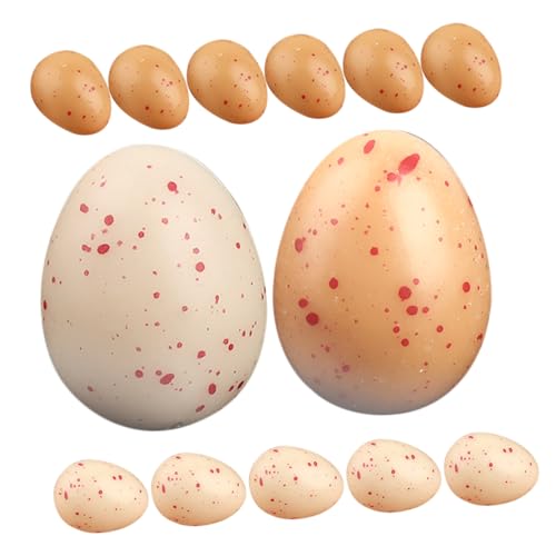 Mikikit 20 Stück Simulierte Eierornamente Osterdekor Eierverzierung Kleinkind-Ei- Ostervasendekoration Osterei Harz Mikikit 20 Stück Simulierte Eierornamente Osterdekor Eierverzierung Kleinkind-Ei- Ostervasendekoration Osterei Harz von Mikikit