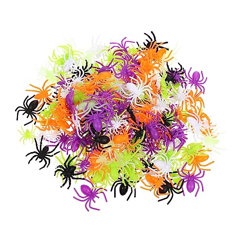 Mikikit 200Stücke Kunststoff Spinnen für Halloween Realistische Deko und Streichprops für Gruselige Partys und Veranstaltungen Mikikit 200Stücke Kunststoff Spinnen für Halloween Realistische Deko und Streichprops für Gruselige Partys und Veranstaltungen von Mikikit