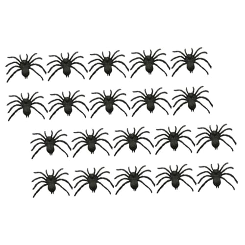 Mikikit 20Stücke Realistische Halloween Plastikspinnen Gefälschte Spinnen für Streichrequisiten und Dekorationen für Partys und Themenfeiern Mikikit 20Stücke Realistische Halloween Plastikspinnen Gefälschte Spinnen für Streichrequisiten und Dekorationen für Partys und Themenfeiern von Mikikit