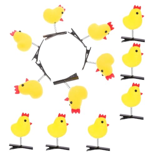 Mikikit 24 Stück Kleine gelbe Hühnerhaarnadel Haarzubehör für Mädchen Lustige Tierhaarspangen Küken-Clips Haarspange für Mädchen im Urlaub Kopfschmuck für die Osterparty Eisen Mikikit 24 Stück Kleine gelbe Hühnerhaarnadel Haarzubehör für Mädchen Lustige Tierhaarspangen Küken-Clips Haarspange für Mädchen im Urlaub Kopfschmuck für die Osterparty Eisen von Mikikit
