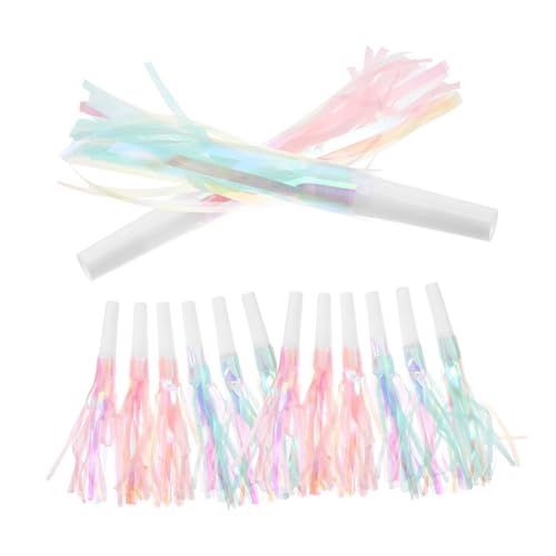 Mikikit 24 Stück Quastenpfeife Hörner Party Blowouts Krachmacher Gebläse Krachmacher musikalischer Knaller Noisemaker Geburtstagsausbrüche Krachmacher-Blowouts Plastik Mikikit 24 Stück Quastenpfeife Hörner Party Blowouts Krachmacher Gebläse Krachmacher musikalischer Knaller Noisemaker Geburtstagsausbrüche Krachmacher-Blowouts Plastik von Mikikit