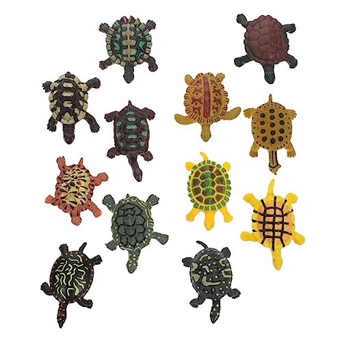 Mikikit 24Stücke Schildkröten Modell Teiliges Realistisches aus Sicherem Kunststoff für Aquarien Dekoration und Lernspielzeug für Kreativität Mikikit 24Stücke Schildkröten Modell Teiliges Realistisches aus Sicherem Kunststoff für Aquarien Dekoration und Lernspielzeug für Kreativität von Mikikit