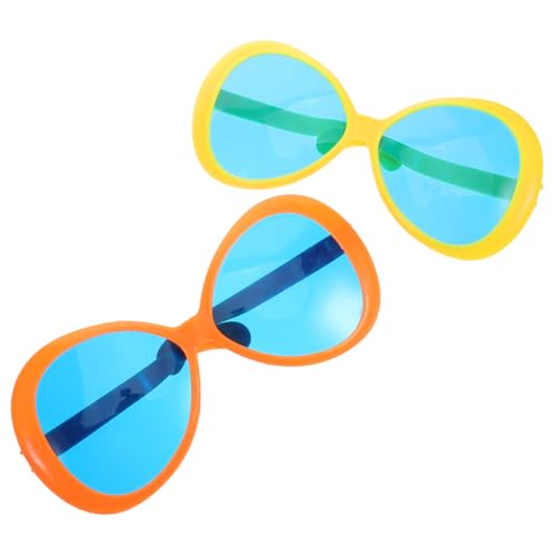 Mikikit 2Stücke Große Lustige Sonnenbrillen Jumbo Kunststoff Brillen für Hawaiianische Strandpartys Überdimensionale Party Accessoires für Sommerfeiern und Einzigartiges Mikikit 2Stücke Große Lustige Sonnenbrillen Jumbo Kunststoff Brillen für Hawaiianische Strandpartys Überdimensionale Party Accessoires für Sommerfeiern und Einzigartiges von Mikikit