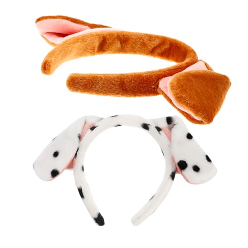 Mikikit 2Stücke Hundekostüm Stirnbänder mit Cartoon Hundohren für Erwachsene und Haaraccessoires für Partys Reisen und Cosplay und Bequem Mikikit 2Stücke Hundekostüm Stirnbänder mit Cartoon Hundohren für Erwachsene und Haaraccessoires für Partys Reisen und Cosplay und Bequem von Mikikit