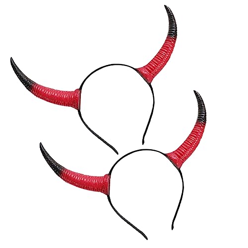 Mikikit 2Stücke Ochsenhorn Kopfband für Kostümzubehör für Halloween Karneval und Partys Festlichkeiten und Cosplay Mikikit 2Stücke Ochsenhorn Kopfband für Kostümzubehör für Halloween Karneval und Partys Festlichkeiten und Cosplay von Mikikit
