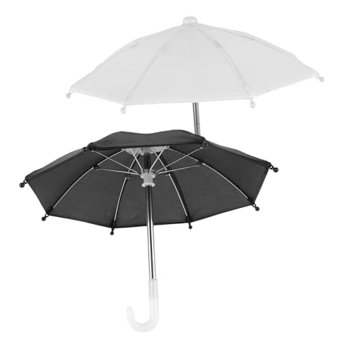 Mikikit 2Stücke Puppenschirm Elegantes Mini Regenschirm Ornament für Puppenhaus Schwarzes und Weißes Design Robust und Langlebig für Mini Dekoration und Kreative Mikikit 2Stücke Puppenschirm Elegantes Mini Regenschirm Ornament für Puppenhaus Schwarzes und Weißes Design Robust und Langlebig für Mini Dekoration und Kreative von Mikikit