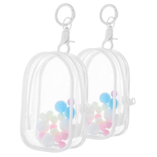 Mikikit 2Stücke Transparente Aufbewahrungstasche für Puppen Hochtransparentes PVC Mini Klarsichtbeutel mit Reißverschluss Vielseitig Einsetzbar für Spielzeuge Schmuck Mikikit 2Stücke Transparente Aufbewahrungstasche für Puppen Hochtransparentes PVC Mini Klarsichtbeutel mit Reißverschluss Vielseitig Einsetzbar für Spielzeuge Schmuck von Mikikit