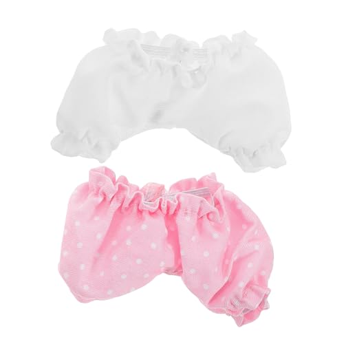 Mikikit 2pcs Doll Lantern Shorts Miniatur -puppenhosen Outfit Puppenzubehör Dress Hosen Süße Laternenhose Für Puppenmode von Mikikit
