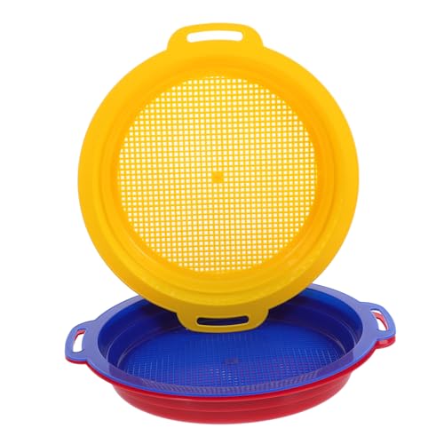 Mikikit 3 Stücke Beach Toy Mesh Screen Set Sieb Sichter Party Blau für den Strand Strandwerkzeug im Freien Strandspielzeugwerkzeug Sandspielzeug pp Mikikit 3 Stücke Beach Toy Mesh Screen Set Sieb Sichter Party Blau für den Strand Strandwerkzeug im Freien Strandspielzeugwerkzeug Sandspielzeug pp von Mikikit