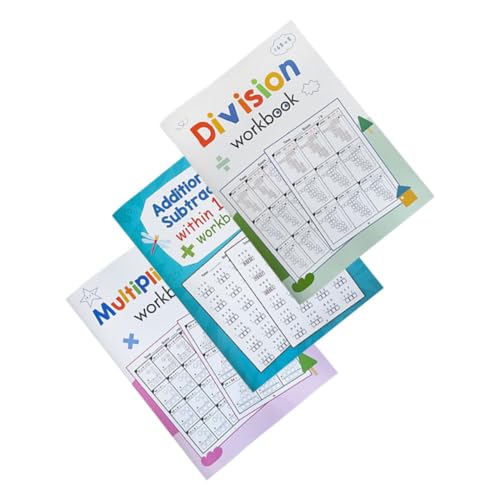 Mikikit 3-teiliges Mathe-übungsbuch Zum Thema Multiplikation Und Division Für Kinder, Grundschulmathematik-arbeitsblätter Mit Schwierigkeitsgraden Für Das Lernen Im Klassenzimmer, Zu Mikikit 3-teiliges Mathe-übungsbuch Zum Thema Multiplikation Und Division Für Kinder, Grundschulmathematik-arbeitsblätter Mit Schwierigkeitsgraden Für Das Lernen Im Klassenzimmer, Zu von Mikikit