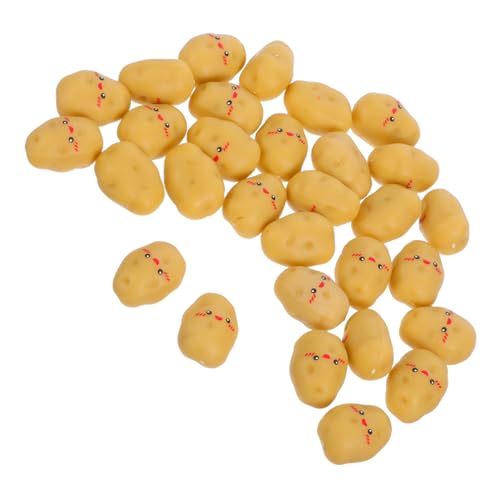 Mikikit 30 Stück Teiliges Mini Künstliches Kartoffelmodell aus Widerstandsfähigem Resin Realistische Miniaturkartoffeln für Kreative Wohn und Festtagsdekoration Leicht und Kompakt für Mikikit 30 Stück Teiliges Mini Künstliches Kartoffelmodell aus Widerstandsfähigem Resin Realistische Miniaturkartoffeln für Kreative Wohn und Festtagsdekoration Leicht und Kompakt für von Mikikit