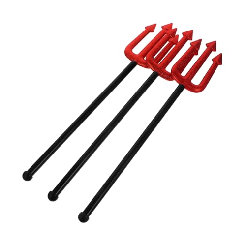 Mikikit 3Stücke Teufel Cosplay Pitchgabel Teufelsgabel Requisiten für Halloween Karneval Kostümpartys Strapazierfähig Vielseitig für Erwachsene Teenager Mikikit 3Stücke Teufel Cosplay Pitchgabel Teufelsgabel Requisiten für Halloween Karneval Kostümpartys Strapazierfähig Vielseitig für Erwachsene Teenager von Mikikit