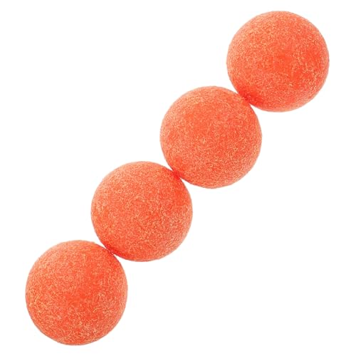 Mikikit 4 Stück Desktop -fußballtisch Ersatz Für Tischfußballspiele Bälle Für Kickerspiele Mini-tischfußballbälle Tischfußbälle Kickerbälle Ersetzen Kickertischteile Orange Plastik von Mikikit
