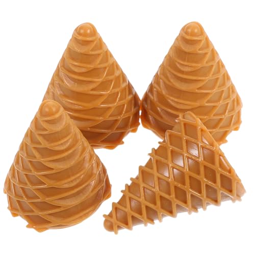 Mikikit 4 Stück Knusprige Eistüte Spielspiel Sommer Klassenzimmer Dekorationen Realistische Eistüte Requisiten Künstliche Eistüte Lebensmittel Modell Eiscreme Künstliche Mikikit 4 Stück Knusprige Eistüte Spielspiel Sommer Klassenzimmer Dekorationen Realistische Eistüte Requisiten Künstliche Eistüte Lebensmittel Modell Eiscreme Künstliche von Mikikit