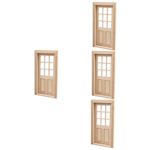 Mikikit 4 Stück Mini Tür Und Fenstermodell Mini Möbel Requisite Heimdekoration Kleines Winzige Häuser Dekoration Kleines Winzige Häuser Puppenhausmöbel Miniatur Mikikit 4 Stück Mini Tür Und Fenstermodell Mini Möbel Requisite Heimdekoration Kleines Winzige Häuser Dekoration Kleines Winzige Häuser Puppenhausmöbel Miniatur von Mikikit