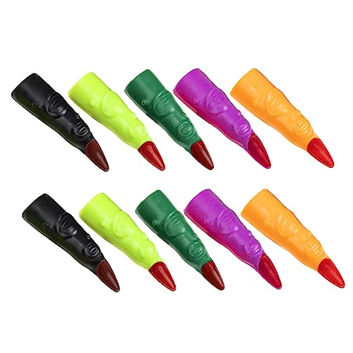 Mikikit 40Stücke Halloween Gefälschte Finger Requisiten Plastische Hexenfinger für Kostümpartys Gruselige Dekorationen und Streichideen Wiederverwendbar Mikikit 40Stücke Halloween Gefälschte Finger Requisiten Plastische Hexenfinger für Kostümpartys Gruselige Dekorationen und Streichideen Wiederverwendbar von Mikikit