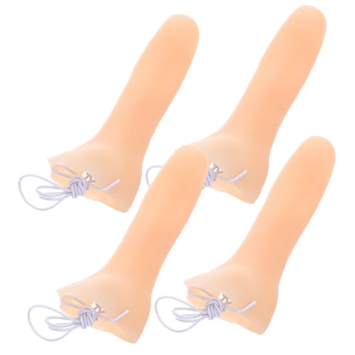 Mikikit 4Stücke Cosplay Lange Nase Kostümzubehör Leichte und Flexible Fake für Halloween und Bühnenauftritte für Mottopartys und Kreative von Mikikit