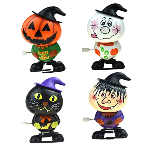 Mikikit 4Stücke Halloween Aufziehspielzeug Lustige Spring und Gehspielzeuge für Kürbis Schwarzer und Geist Halloween Dekoration und Mitgebsel Mikikit 4Stücke Halloween Aufziehspielzeug Lustige Spring und Gehspielzeuge für Kürbis Schwarzer und Geist Halloween Dekoration und Mitgebsel von Mikikit