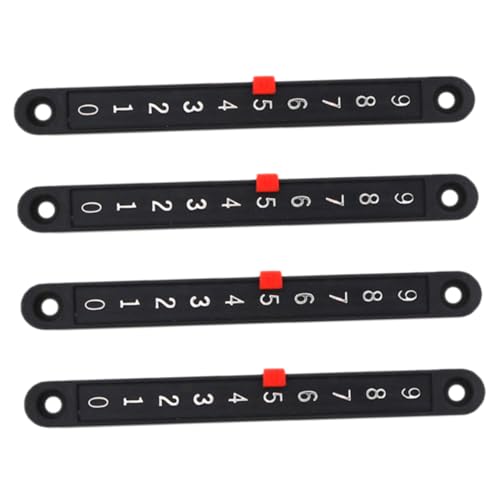Mikikit 4pcs Foosball -anzeigetafel Kinder Plastik Tabelle Fußball -Score -anzeigen Tischfußballspiel -Teile Für Familienversammlungen von Mikikit