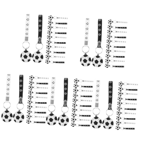 Mikikit 5 Sätze Fußball Schlüsselanhänger Fußball Schlüsselanhänger Spieler Coolste Schlüsselanhänger Fan Schlüsselanhänger Karte Sportball Anhänger Fußballgeschenke 12 Stück * 5 von Mikikit