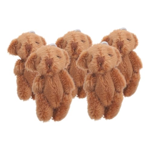 Mikikit 5 Stück Bärendekorationen Mini-kuscheltiere Masse Partygeschenke Tragen Taschenbär Bär Schlüsselanhänger Stofftier Bär Schlüsselanhänger Bär Minibär Coffee Plüsch Mikikit 5 Stück Bärendekorationen Mini-kuscheltiere Masse Partygeschenke Tragen Taschenbär Bär Schlüsselanhänger Stofftier Bär Schlüsselanhänger Bär Minibär Coffee Plüsch von Mikikit