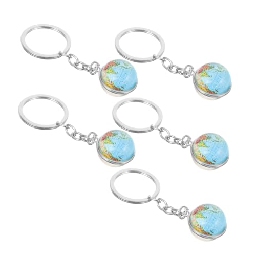 Mikikit 5 Stück Schlüsselanhänger Niedliche Schlüsselanhänger Neuartiger Schlüsselanhänger Planeten Schlüsselanhänger Hängender Schlüsselanhänger Rucksack Schlüsselanhänger von Mikikit