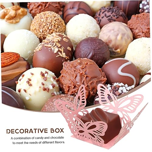 Mikikit 50 Stück Hochzeit Candy Box Papier Süßigkeiten Verpackung mit Hohlem Schmetterlingsmuster Romantische Geschenkverpackung für Hochzeitsgäste und Partydekoration Mikikit 50 Stück Hochzeit Candy Box Papier Süßigkeiten Verpackung mit Hohlem Schmetterlingsmuster Romantische Geschenkverpackung für Hochzeitsgäste und Partydekoration von Mikikit