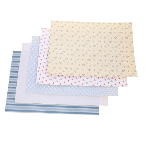 Mikikit 5Blätter Puppenhaus Wandpapier Aufkleber Selbstklebende Tapete für DIY Puppenhaus Dekoration Puppenhaus Zubehör für Wohnzimmer und Schlafzimmer Format Realistische Mikikit 5Blätter Puppenhaus Wandpapier Aufkleber Selbstklebende Tapete für DIY Puppenhaus Dekoration Puppenhaus Zubehör für Wohnzimmer und Schlafzimmer Format Realistische von Mikikit