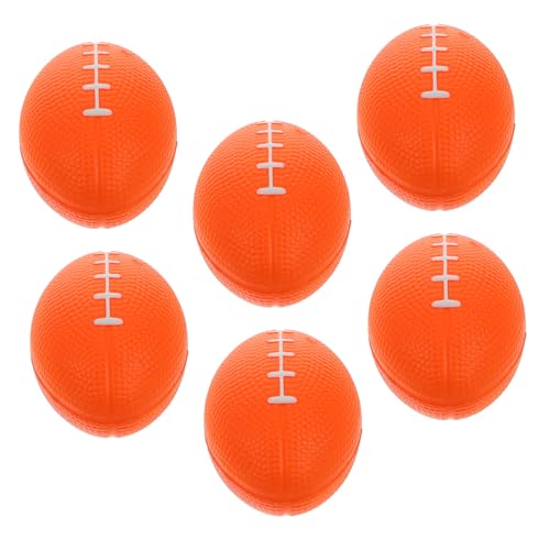 Mikikit 6 Stück Fußball Fußballkinder Fußballzubehör Für Jungen Mini-fußball Aus Schaumstoff Dekorationen Für Fußballpartys Mini -fußbälle Soft-fußball Orange Polyurethan Mikikit 6 Stück Fußball Fußballkinder Fußballzubehör Für Jungen Mini-fußball Aus Schaumstoff Dekorationen Für Fußballpartys Mini -fußbälle Soft-fußball Orange Polyurethan von Mikikit