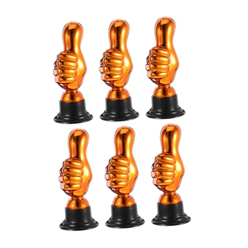 Mikikit 6 Stück Leichte Champion-trophäen, Großpackung, Kunststoff-auszeichnungen Für Kinder Und , Schulwettbewerbe Und Feier-requisiten, Spiel-party- von Mikikit
