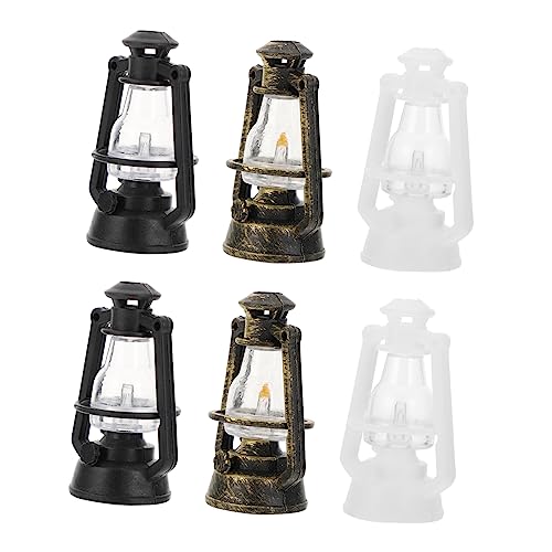 Mikikit 6 Stück Mini -Öllampenzubehör Puppenhausmöbel Miniatur Szene Mini-Petroleumlampe Minilampe für Puppenhaus Puppenhaus-Dekore Mini-Puppenstubenlampe Mini Model House Lampe Plastik Mikikit 6 Stück Mini -Öllampenzubehör Puppenhausmöbel Miniatur Szene Mini-Petroleumlampe Minilampe für Puppenhaus Puppenhaus-Dekore Mini-Puppenstubenlampe Mini Model House Lampe Plastik von Mikikit