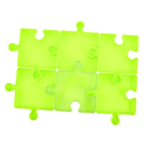 Mikikit 6 Stück Teiliges Puzzle Sortier mit Deckel Großer Stapelbarer Organizer für Vielseitige Aufbewahrungsbox zum Sortieren von Perlen und DIY Projekten für Zuhause und Unterwegs von Mikikit