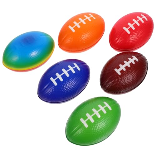 Mikikit 6Stücke Mini Rugby Fußball Kreative Sportbälle Lebensechte Mini Dekoration für Partys und Zuhause Tragbares Rugby Accessoire für Mikikit 6Stücke Mini Rugby Fußball Kreative Sportbälle Lebensechte Mini Dekoration für Partys und Zuhause Tragbares Rugby Accessoire für von Mikikit