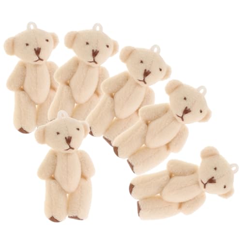 Mikikit 6Stücke Winziger Plüsch Schlüsselanhänger Flexibles für Kreative Outfit Kombinationen Sicher für Junge Mädchen Zubehör für Rucksäcke und Schlüssel Mikikit 6Stücke Winziger Plüsch Schlüsselanhänger Flexibles für Kreative Outfit Kombinationen Sicher für Junge Mädchen Zubehör für Rucksäcke und Schlüssel von Mikikit