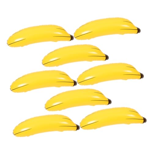 Mikikit 8 Stück Aufblasbares Bananenspielzeug Bananenstütze Bananenballon Bleistiftdekorationen für den Junggesellenabschied aufblasbare Banane Bananenkostüm aufblasbare Möbel PVC Gelb Mikikit 8 Stück Aufblasbares Bananenspielzeug Bananenstütze Bananenballon Bleistiftdekorationen für den Junggesellenabschied aufblasbare Banane Bananenkostüm aufblasbare Möbel PVC Gelb von Mikikit