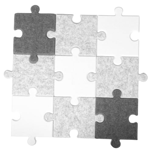 Mikikit 9 Stück Selbstklebende Teilig Filz Puzzle Wandfliesen Multifunktionale DIY Pinnwand und Bilderhalter Schützende Dekorplatten für Büro Spielzimmer Langlebige Kreative Mikikit 9 Stück Selbstklebende Teilig Filz Puzzle Wandfliesen Multifunktionale DIY Pinnwand und Bilderhalter Schützende Dekorplatten für Büro Spielzimmer Langlebige Kreative von Mikikit