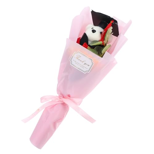 Mikikit Abschlussbärblütenstrauß Plüschbär Mit Grad Cap Floral Arrangements Party Gefälligkeiten Für 2025 Abschlusspartyzubehör Mikikit Abschlussbärblütenstrauß Plüschbär Mit Grad Cap Floral Arrangements Party Gefälligkeiten Für 2025 Abschlusspartyzubehör von Mikikit