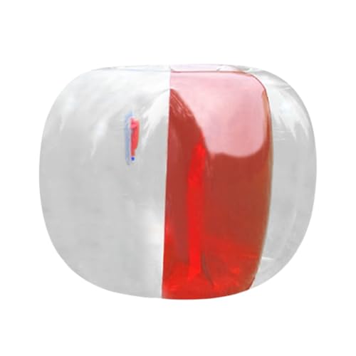 Mikikit Aufblasbarer PVC Stoßball für Erwachsene Kollisionsspielzeug für Outdoor Spaß Transparent und Rot Langlebig Sicher und für Bewegung und Gesunde Aktivitäten Mikikit Aufblasbarer PVC Stoßball für Erwachsene Kollisionsspielzeug für Outdoor Spaß Transparent und Rot Langlebig Sicher und für Bewegung und Gesunde Aktivitäten von Mikikit