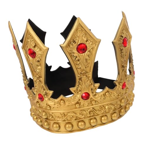 Mikikit Diamant-Königskrone Kostüme Kronenjunge zum Geburtstag Jungs Königskrone für Jungen Geburtstag Königskrone Prinzessin Krone Wikingerkrone Kronmänner Jungen Krone Tiara RP Golden Mikikit Diamant-Königskrone Kostüme Kronenjunge zum Geburtstag Jungs Königskrone für Jungen Geburtstag Königskrone Prinzessin Krone Wikingerkrone Kronmänner Jungen Krone Tiara RP Golden von Mikikit