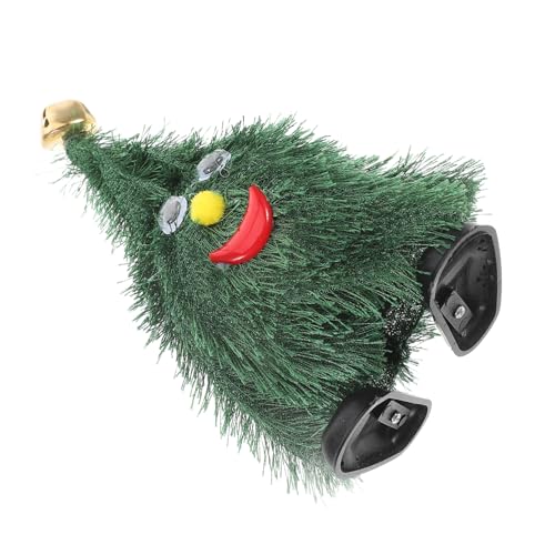 Mikikit Elektrischer Weihnachtsbaum mit Wackelnden Beinen Laufender Festtagsbaum für Lustige Weihnachtsdeko und Bewegliche Tannenbaumfigur für Party und Feiertage Mikikit Elektrischer Weihnachtsbaum mit Wackelnden Beinen Laufender Festtagsbaum für Lustige Weihnachtsdeko und Bewegliche Tannenbaumfigur für Party und Feiertage von Mikikit