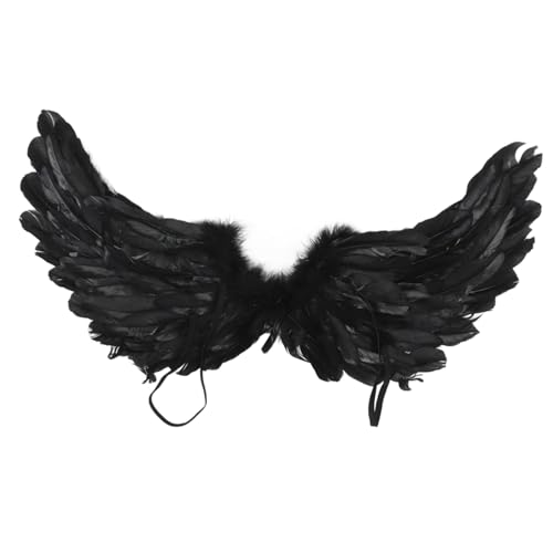Mikikit Engelsflügel Kostüm Requisite für Cosplay für Halloween Karneval Fotografie Bühnenauftritte Leicht Angenehm zu Exquisites Design von Mikikit