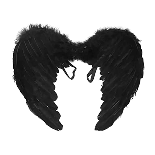 Mikikit Engelsflügel Kostüm für Dekorative Federflügel für Halloween Weihnachten Karneval Kreatives Cosplay Accessoire für Jahre Alte Mikikit Engelsflügel Kostüm für Dekorative Federflügel für Halloween Weihnachten Karneval Kreatives Cosplay Accessoire für Jahre Alte von Mikikit