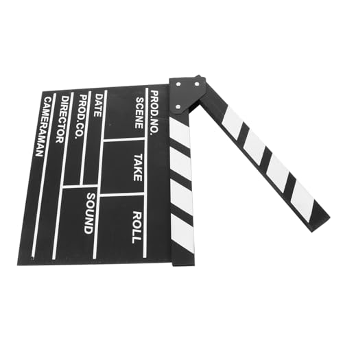 Mikikit Feldplattenplattenspielzeuge Film Die Direktoren Schindel Szene Klappe Aktion Regisseure Vorstand Theaterausrüstung Kamera-theater-party-dekoration Schwarz Hölzern Mikikit Feldplattenplattenspielzeuge Film Die Direktoren Schindel Szene Klappe Aktion Regisseure Vorstand Theaterausrüstung Kamera-theater-party-dekoration Schwarz Hölzern von Mikikit