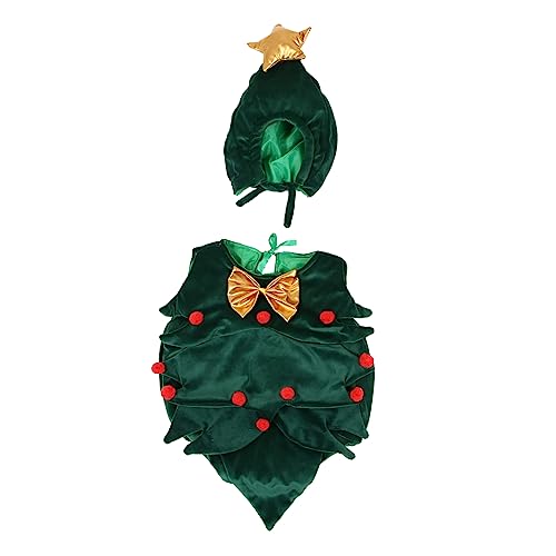 Mikikit Baby-fotoanzüge Foto-outfits Fotografie Anzug Requisiten Weihnachtskleid Weihnachtsrequisite Weihnachtsbaum Kostüm Weihnachtsfotografie Requisite Modellieren Neugeboren Kleidung von Mikikit